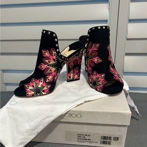 Jimmy Choo Hustle 100 - Black & Pink (39)